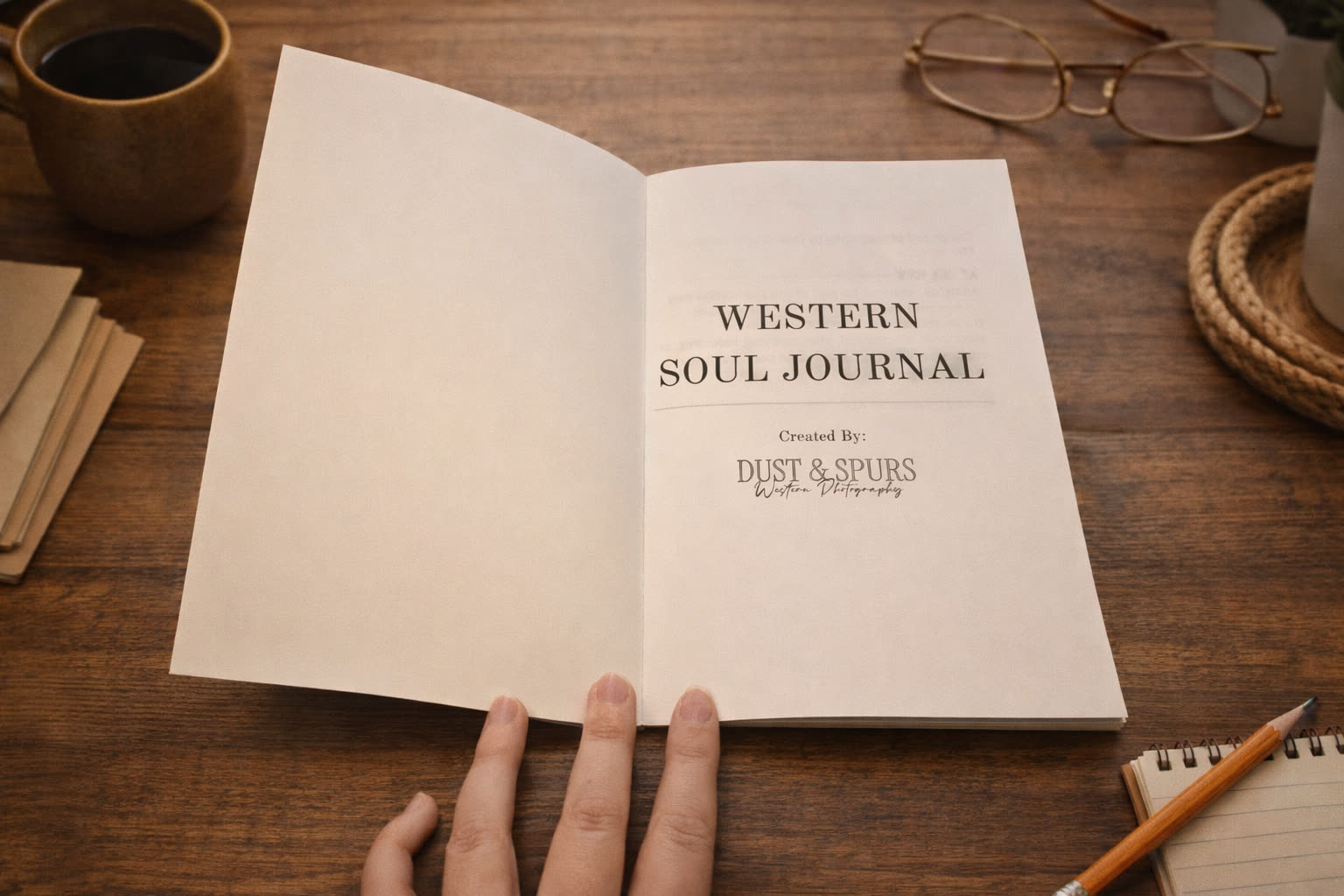 Title page of the Western Soul Journal, Reflections from the Open Range.